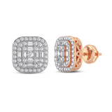 Photo of Ariella 1/2 Carat T.W. Diamond Earring 14K Rose Gold [CE1203R]