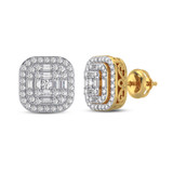 Photo of Ariella 1/2 CT. T.W. Diamond Earring 10K Yellow Gold [CE1203Y]