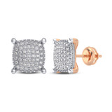 Photo of Harlow 1/3 Carat T.W. Diamond Earring 10K Rose Gold [CE1204R]