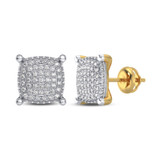 Photo of Harlow 1/3 CT. T.W. Diamond Earring 10K Yellow Gold [CE1204Y]