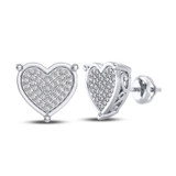 Photo of Callan 1/7 Carat T.W. Diamond Earring 14K White Gold [CE1206W]