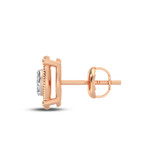 Photo of Marley 1/4 CT. T.W. Diamond Earring 10K Rose Gold [CE1207R]