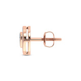 Photo of Agnes 1/6 Carat T.W. Diamond Earring 10K Rose Gold [CE1536R]