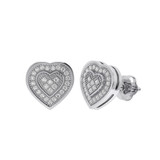 Photo of Agnes 1/6 CT. T.W. Diamond Earring 14K White Gold [CE1536W]
