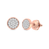 Photo of Jeannette 1/15 CT. T.W. Diamond Earring 10K Rose Gold [CE1537R]
