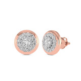 Photo of Clementine 1/2 Carat T.W. Diamond Earring 14K Rose Gold [CE1539R]