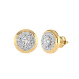Photo of Clementine 1/2 Carat T.W. Diamond Earring 10K Yellow Gold [CE1539Y]