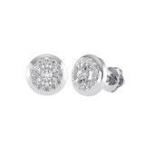 Photo of Regine 1/4 CT. T.W. Diamond Earring 14K White Gold [CE1540W]