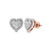 Photo of Celestine 5/8 CT. T.W. Diamond Earring 14K Rose Gold [CE1543R]