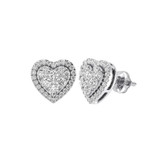 Photo of Celestine 5/8 CT. T.W. Diamond Earring 14K White Gold [CE1543W]