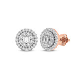 Photo of Elisee 5/8 Carat T.W. Diamond Earring 10K Rose Gold [CE1545R]