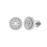 Photo of Elisee 5/8 Carat T.W. Diamond Earring 14K White Gold [CE1545W]