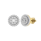 Photo of Elisee 5/8 Carat T.W. Diamond Earring 10K Yellow Gold [CE1545Y]