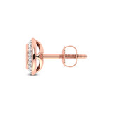 Photo of Claudine 1/2 Carat T.W. Diamond Earring 10K Rose Gold [CE1546R]