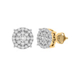 Photo of Dorcas 1/2 Carat T.W. Diamond Earring 10K Yellow Gold [CE1548Y]