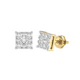 Photo of Patience 1/4 Carat T.W. Diamond Earring 10K Yellow Gold [CE1549Y]