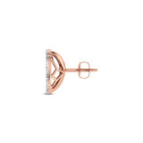 Photo of Jeremie 1 Carat T.W. Diamond Earring 14K Rose Gold [CE1550R]