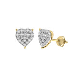 Photo of Prosper 1/2 Carat T.W. Diamond Earring 10K Yellow Gold [CE1551Y]