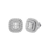 Photo of Lucien 3/4 CT. T.W. Diamond Earring 14K White Gold [CE1552W]