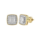 Photo of Sabine 3/8 Carat T.W. Diamond Earring 10K Yellow Gold [CE1553Y]