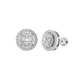 Photo of Gedeon 1 1/2 Carat T.W. Diamond Earring 14K White Gold [CE1554W]