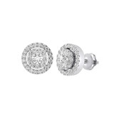 Photo of Sifa 2/3 CT. T.W. Diamond Earring 10K White Gold [CE1555W]