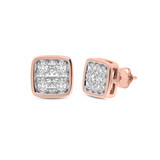 Photo of Clarice 1/2 CT. T.W. Diamond Earring 10K Rose Gold [CE1557R]