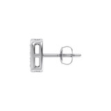 Photo of Clarice 1/2 CT. T.W. Diamond Earring 10K White Gold [CE1557W]