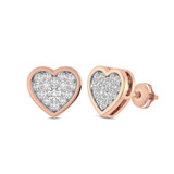 Photo of Ernestine 1/2 Carat T.W. Diamond Earring 14K Rose Gold [CE1558R]