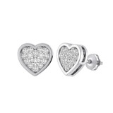 Photo of Ernestine 1/2 Carat T.W. Diamond Earring 14K White Gold [CE1558W]