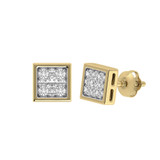 Photo of Bijou 1/4 CT. T.W. Diamond Earring 10K Yellow Gold [CE1559Y]