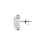 Photo of Julbert 1 1/2 CT. T.W. Diamond Earring 14K White Gold [CE1561W]