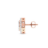 Photo of Julbert 1 CT. T.W. Diamond Earring 10K Rose Gold [CE1562R]