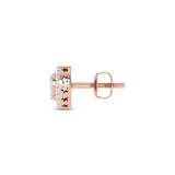 Photo of Julbert 1/4 Carat T.W. Diamond Earring 14K Rose Gold [CE1563R]