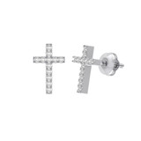 Photo of Noella 1/10 CT. T.W. Diamond Earring 10K White Gold [CE1564W]