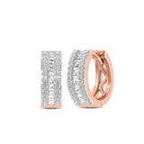 Photo of Lisette 1/5 CT. T.W. Diamond Earring 14K Rose Gold [CE1565R]