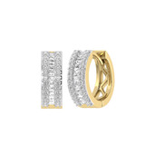 Photo of Lisette 1/5 CT. T.W. Diamond Earring 10K Yellow Gold [CE1565Y]