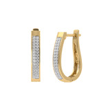 Photo of Modestine 1/5 CT. T.W. Diamond Earring 14K Yellow Gold [CE1566Y]
