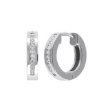 Photo of Silvie 1/10 CT. T.W. Diamond Earring 14K White Gold [CE1567W]