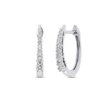 Photo of Yolande 1/4 Carat T.W. Diamond Earring 10K White Gold [CE1569W]
