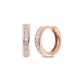 Photo of Cesarine 1/6 CT. T.W. Diamond Earring 10K Rose Gold [CE1570R]