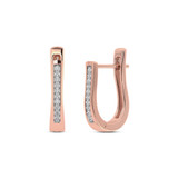 Photo of Rachelle 1/6 Carat T.W. Diamond Earring 10K Rose Gold [CE1571R]