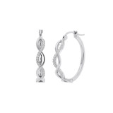 Photo of Rosine 1/6 CT. T.W. Diamond Earring 14K White Gold [CE1572W]