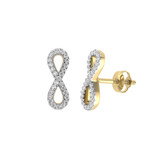 Photo of Marleine 1/6 CT. T.W. Diamond Earring 10K Yellow Gold [CE1573Y]