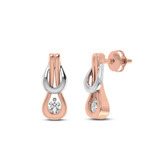 Photo of Cadet 1/5 Carat T.W. Diamond Earring 10K Rose Gold [CE1574R]