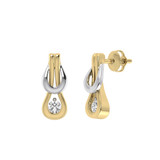 Photo of Cadet 1/5 Carat T.W. Diamond Earring 10K Yellow Gold [CE1574Y]