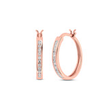 Photo of Mathias 1/4 CT. T.W. Diamond Earring 14K Rose Gold [CE1576R]