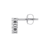 Photo of Vivianne 1/4 CT. T.W. Diamond Earring 10K White Gold [CE1577W]
