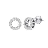 Photo of Vivianne 1/4 Carat T.W. Diamond Earring 14K White Gold [CE1577W]