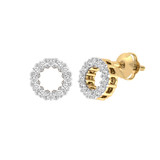 Photo of Vivianne 1/4 Carat T.W. Diamond Earring 10K Yellow Gold [CE1577Y]